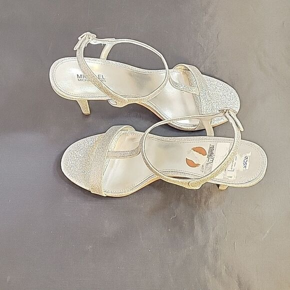 BRAND NEW MICHEAL KORS ARDEN T-STRAP OPEN TOE HEEL SANDAL - Picture 6 of 14